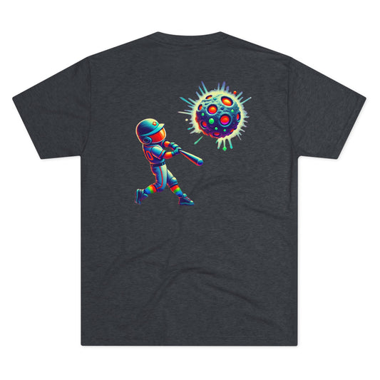 Asteroid Homer- Unisex Tri-Blend Crew Tee