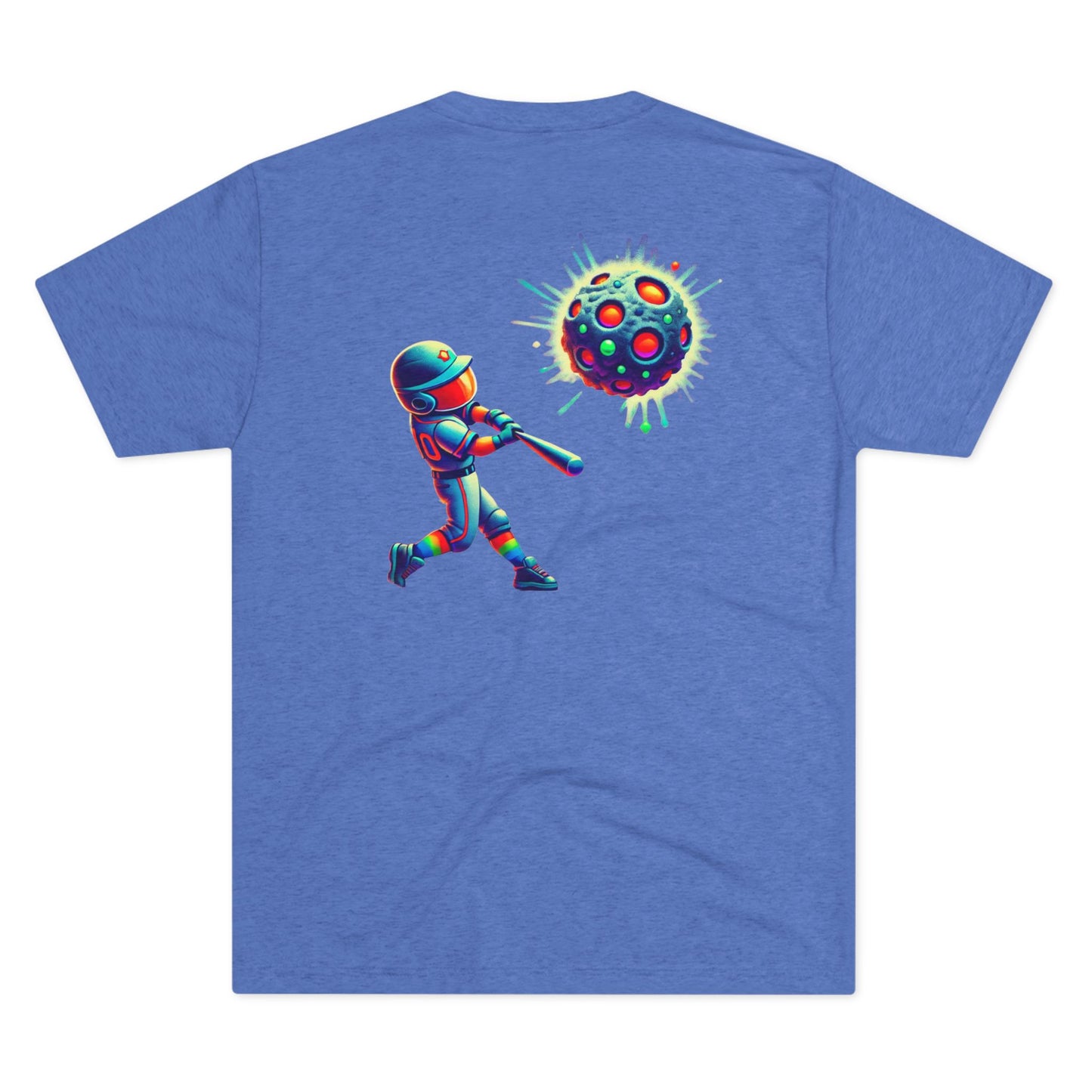 Asteroid Homer- Unisex Tri-Blend Crew Tee